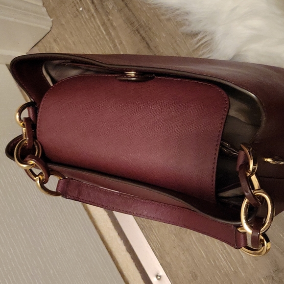 Michael Kors Burgandy Purse - Picture 5 of 8